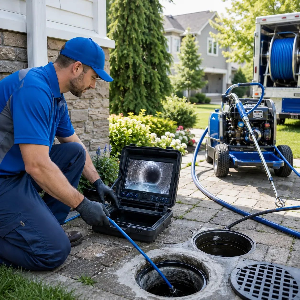 Outdoor drain cleaning professionals serving Langeloth, PA
